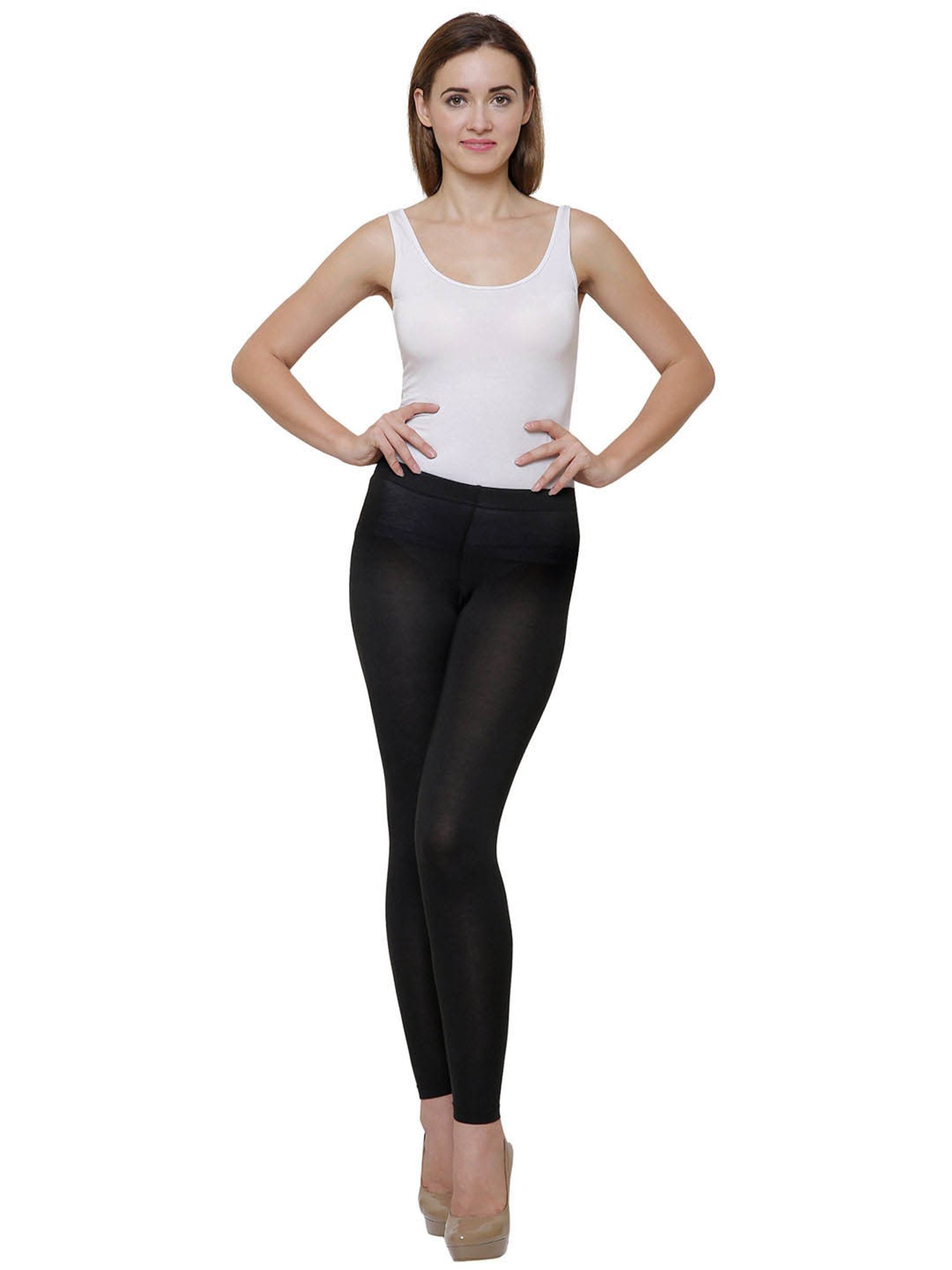 Bodycare Black Cotton Thermal Bottom