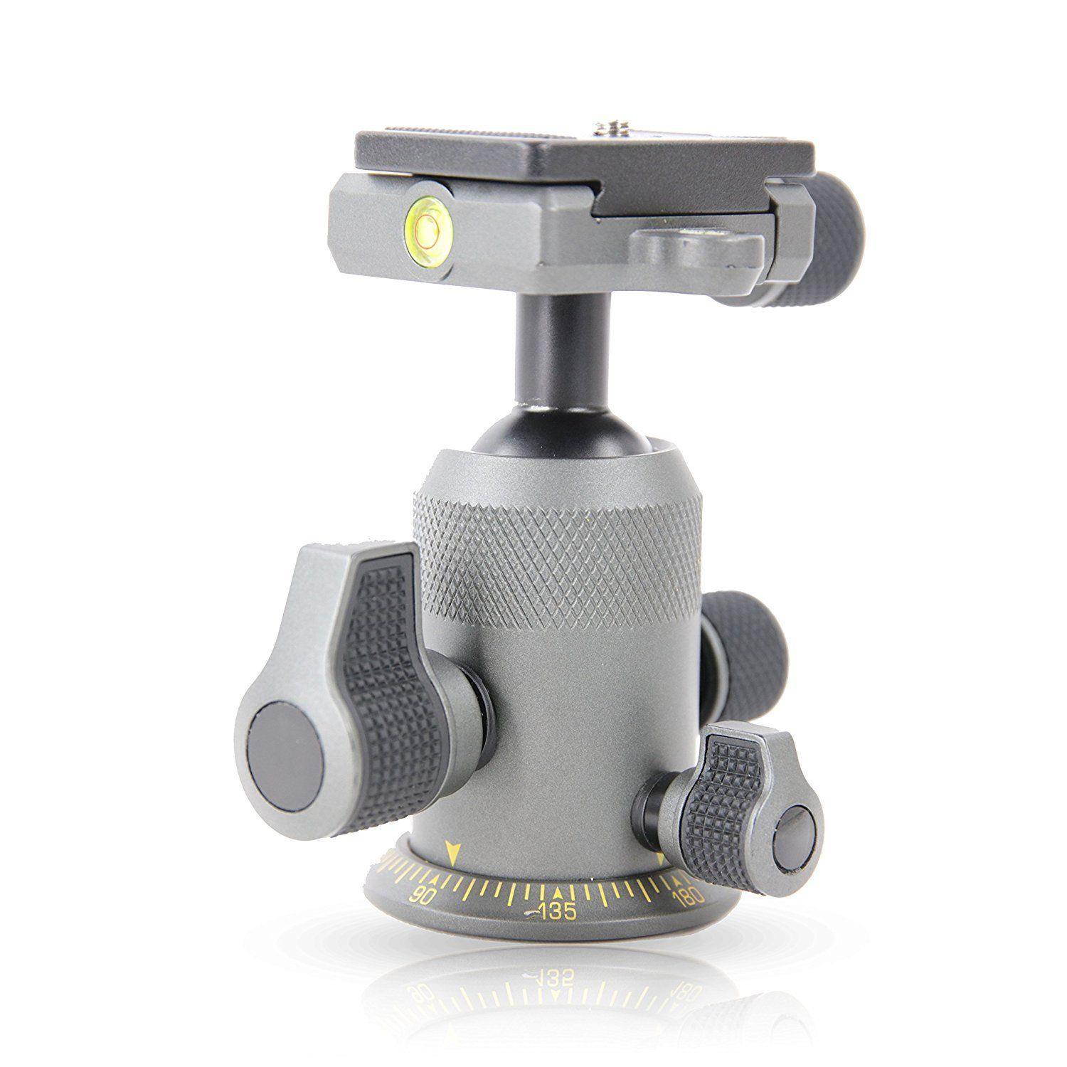 Vanguard Alta BH-100 Aluminum Ball Head - 22 lb Max Load Capacity, 2 Bubble Levels