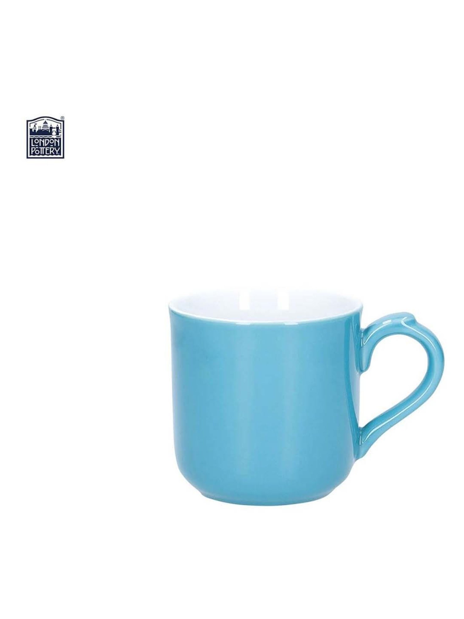 Femora Black Ceramic Coffee Mugs (0.36 L) - Set of 4