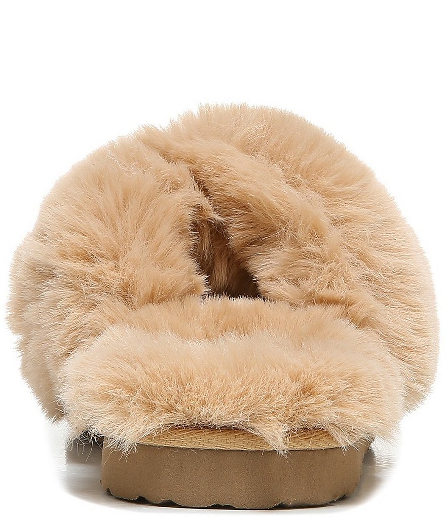 Sam Edelman Jeane Faux Fur Criss Cross Slippers
