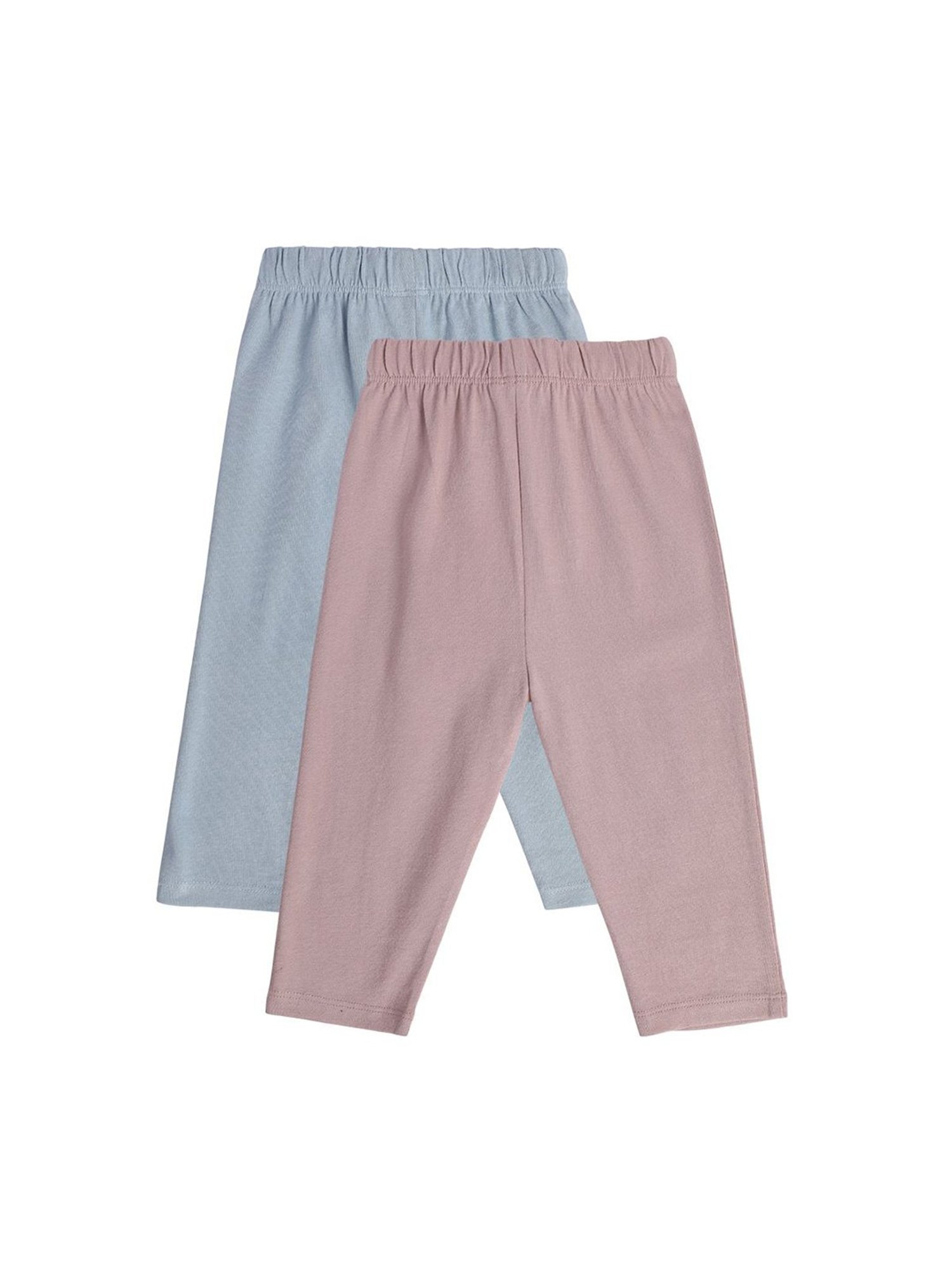 Ed-a-Mamma Baby Multicolor Solid Joggers (Pack Of 3)