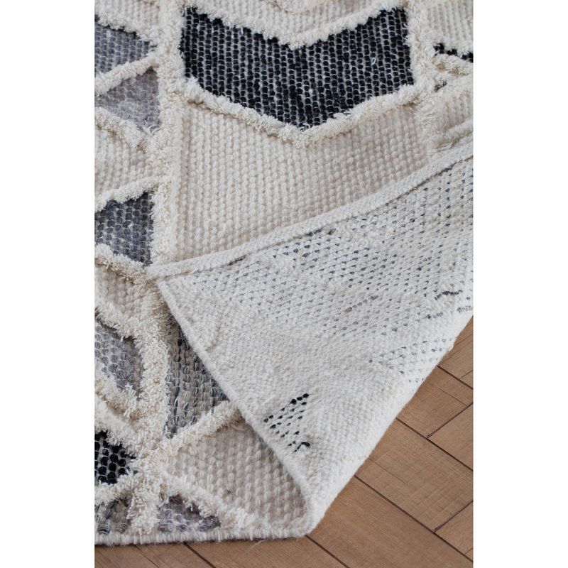 8'x10' Slings and Arrows Area Rug Ivor/Gray/Blue - Anji Mountain