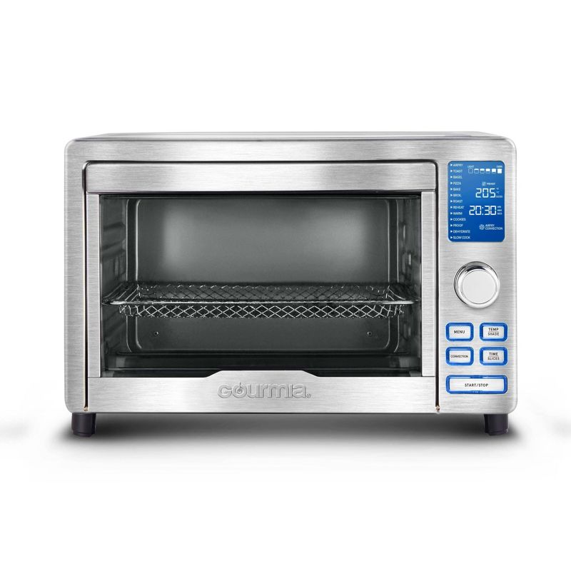 Gourmia Digital Stainless Steel Toaster Oven Air Fryer – Silver
