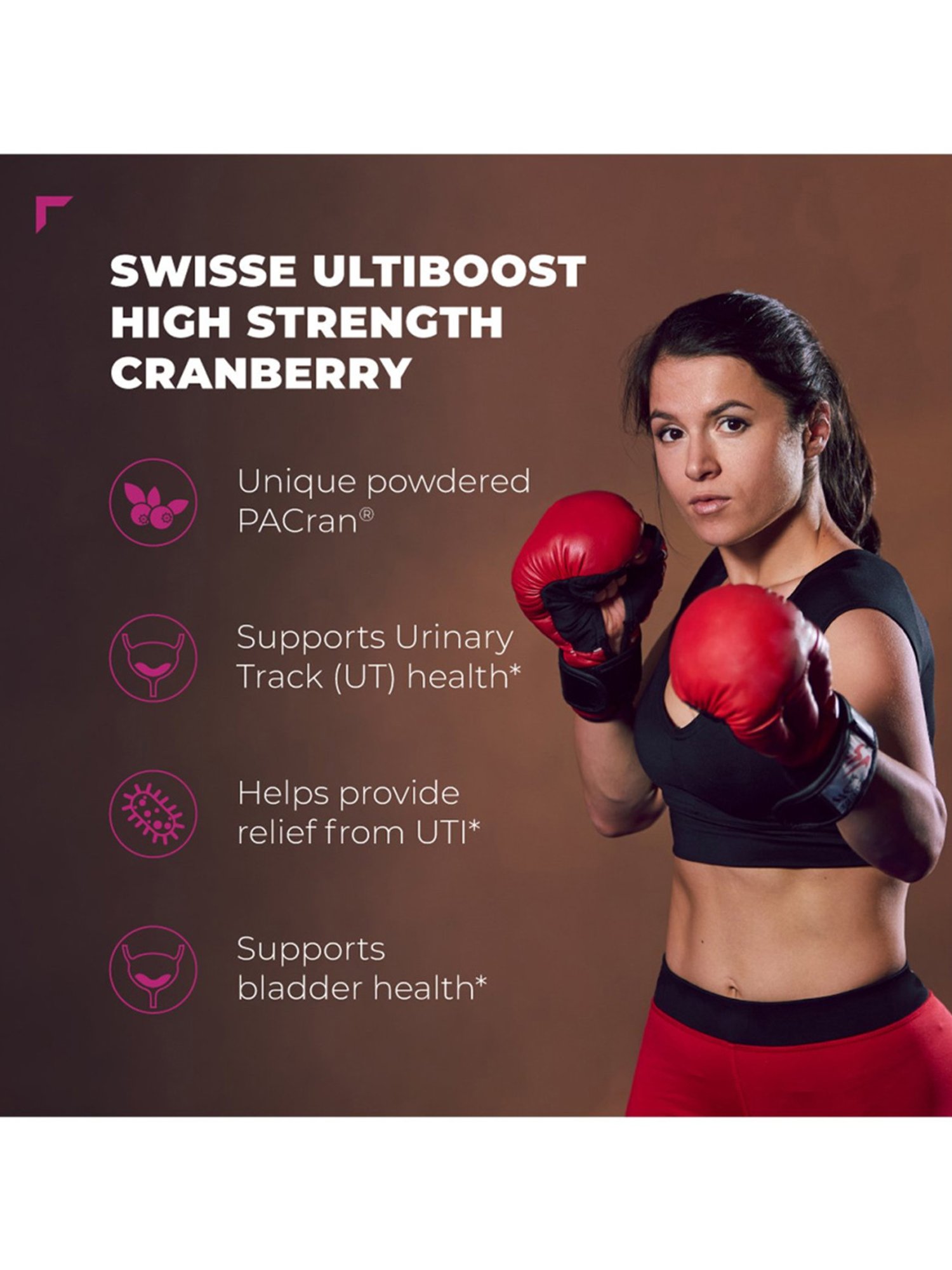 Swisse Ultiboost High Strength Cranberry Antioxidant Rich Supplements - 30 Tablets
