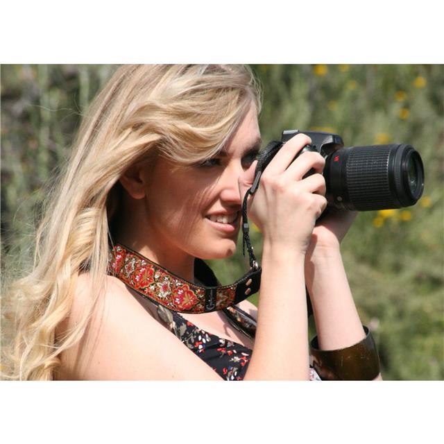 Rose Baroque 1.5" Camera Strap