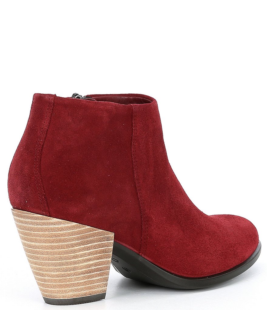 ECCO Shape 55 Western Water Repellent Suede Ankle Boots