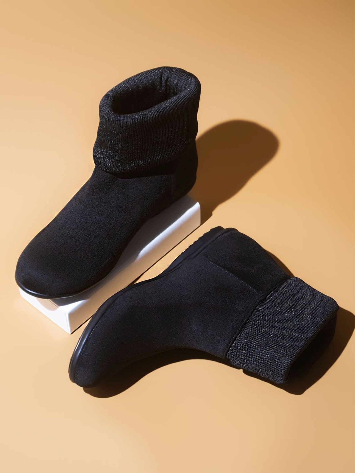 Inc.5 Women's Black Casual Booties