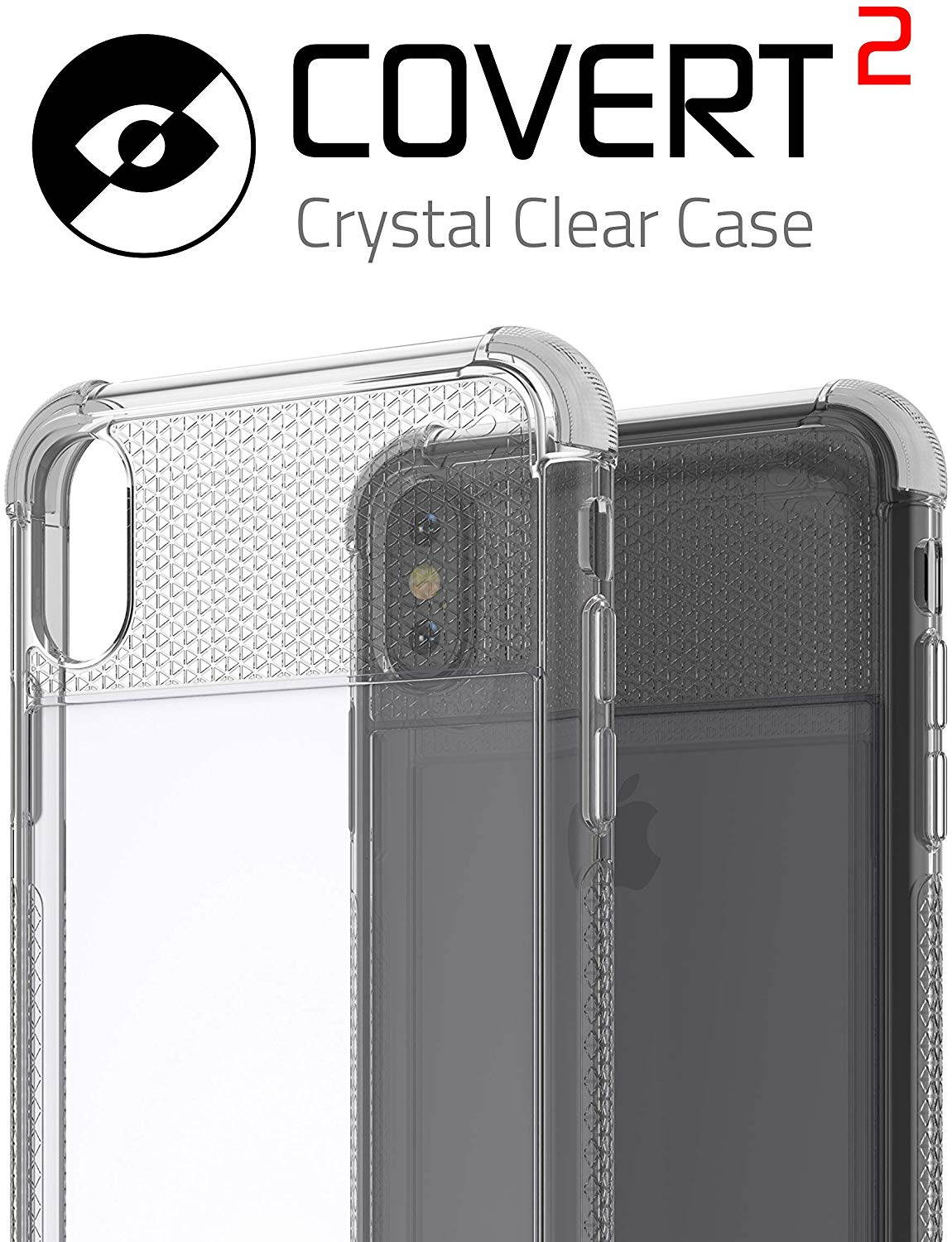 Moshi Vitros Clear Case for iPhone 11 - For Apple iPhone 11 Smartphone - Clear, Raven Black - High Gloss
