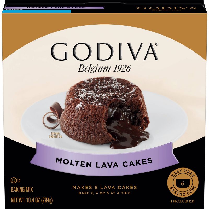 Betty Crocker Godiva Molten Lava Cakes Baking Mix - 10.4oz