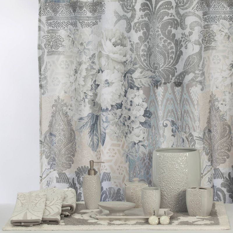 Heirloom Shower Curtain Gray - Creative Bath