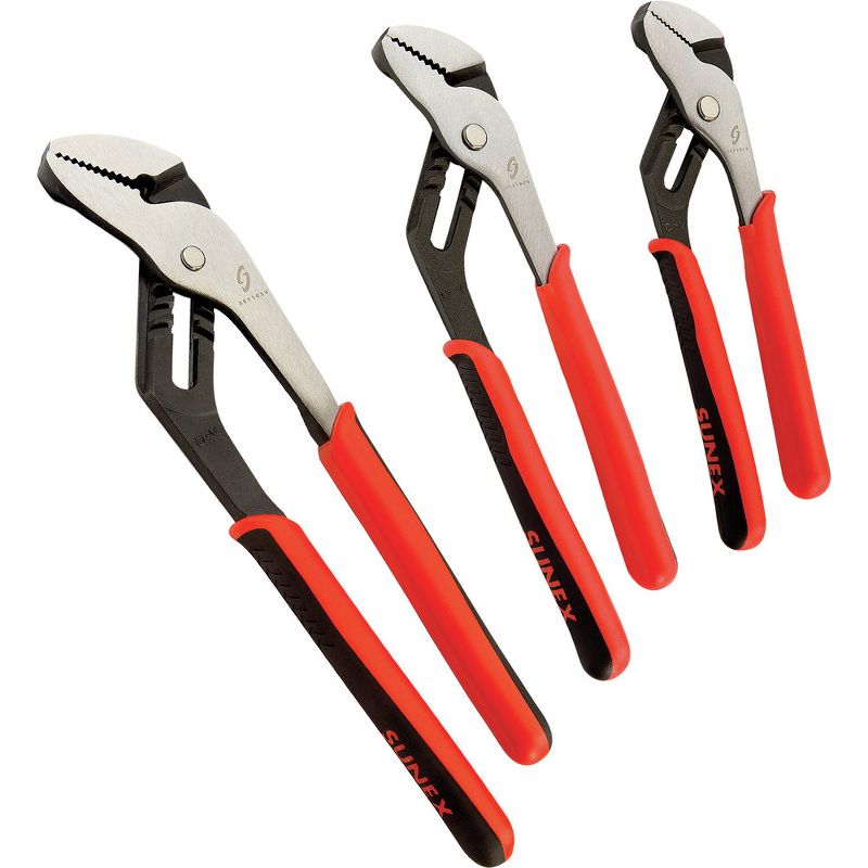 Sunex 3611V 4 Pc Tongue and Groove Pliers Set