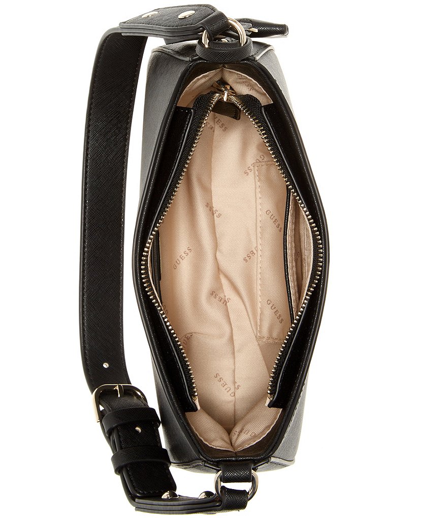 COACH Originals Swinger Nylon and Pebble Leather Shoulder Bag