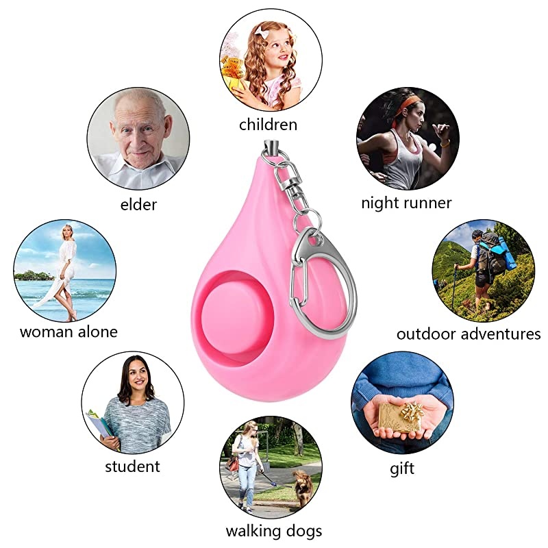 Safesound Personal Alarm  130db Personal Alarm Keychain with Batteries Included Personal Alarms for Women Elders Children