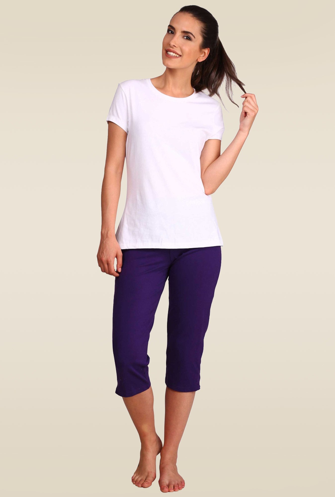 Jockey 1515 Women's Super Combed Cotton Elastane Regular Fit Solid Round Neck Half Sleeve T-Shirt