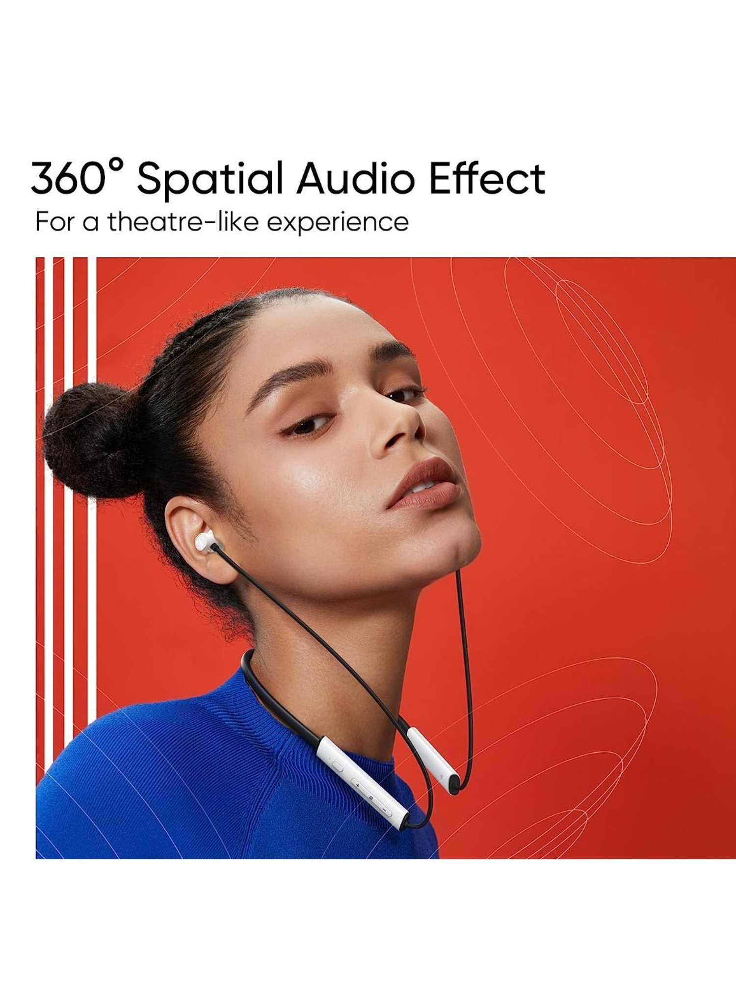 Realme Buds Wireless 3 Bluetooth Headset with 360 degree Spatial Audio (Pure Black, In the Ear)