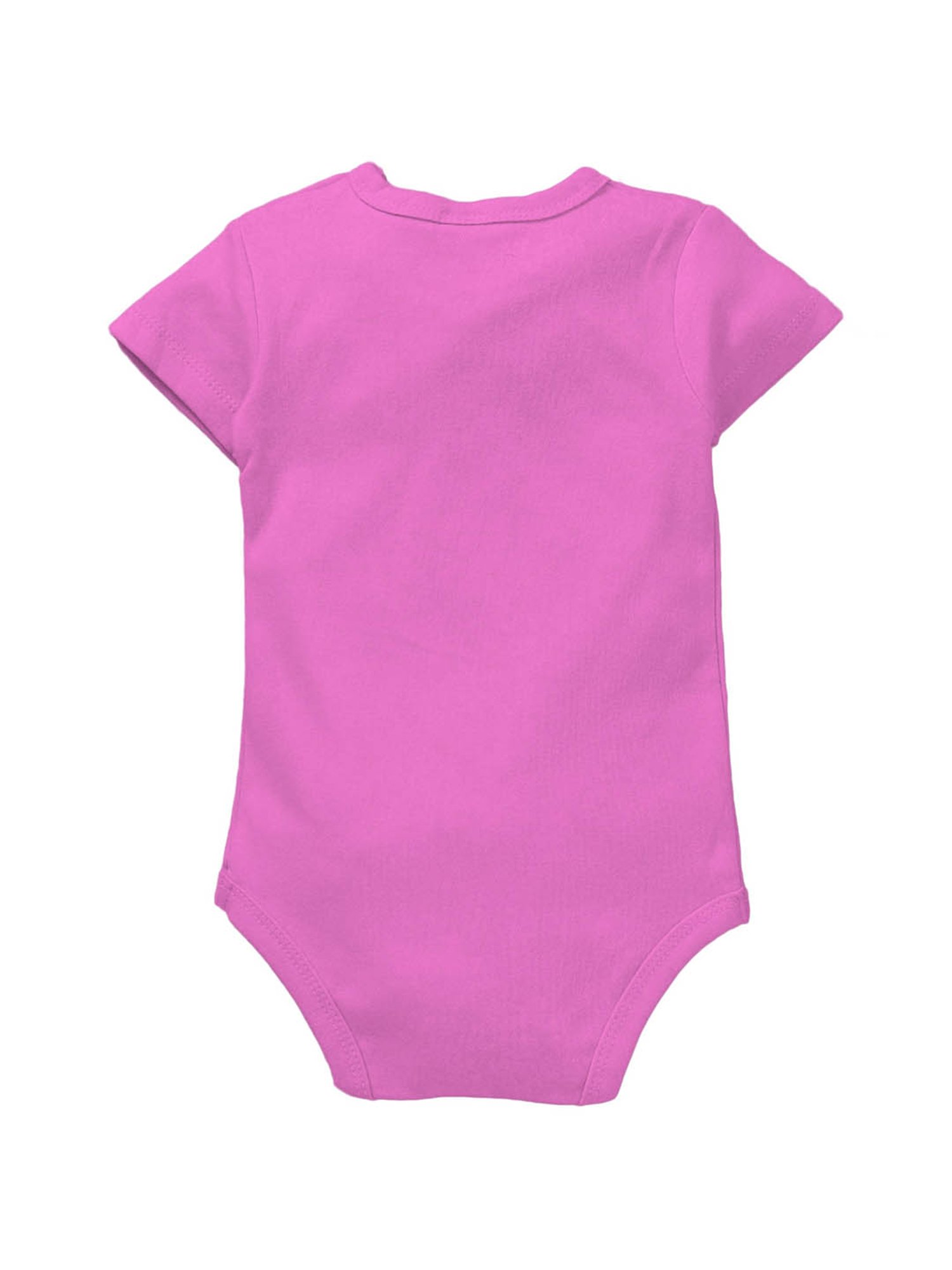 Zeezeezoo Kids Pink Happy Birthday Mummy Printed Onesie