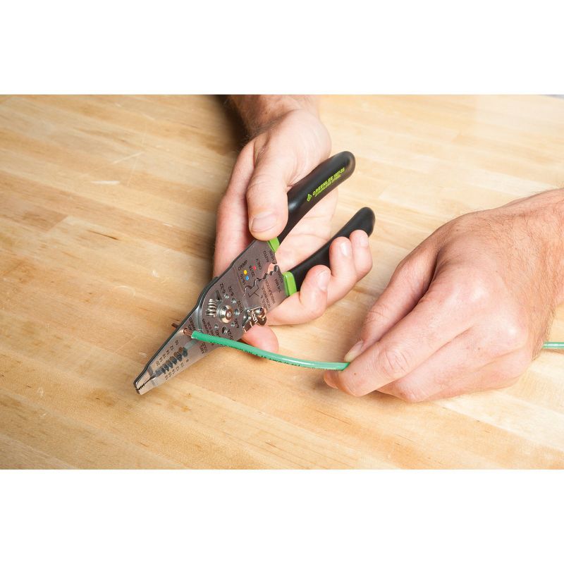 Greenlee 52065855 Stainless Steel Stripping/Crimping Combination Tool