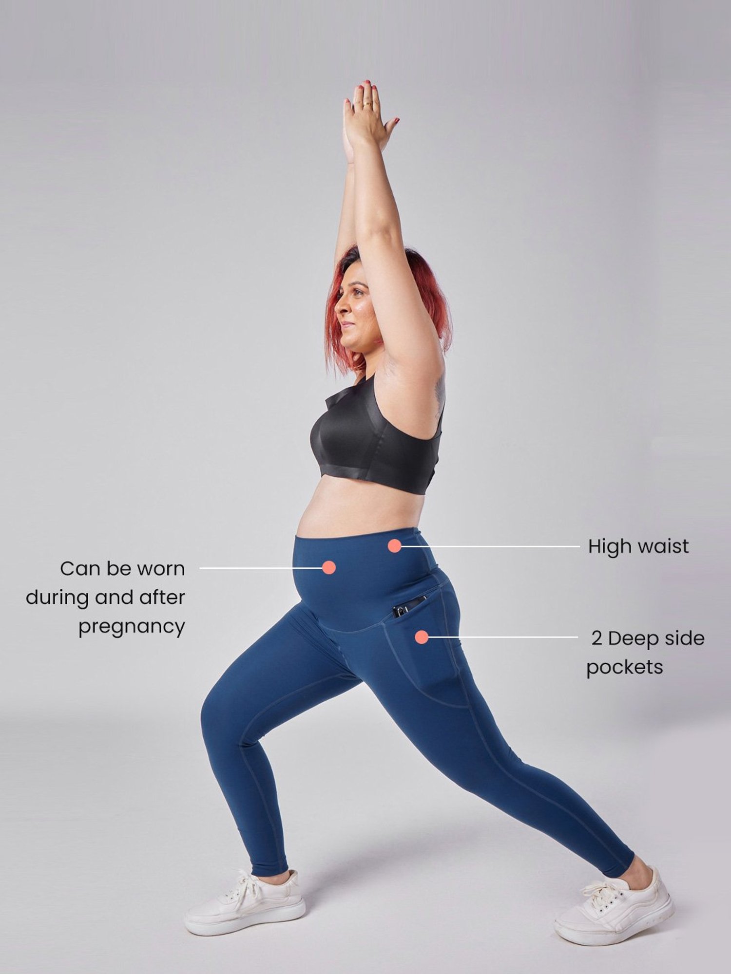 BlissClub Navy The Ultimate Mamamove Leggings