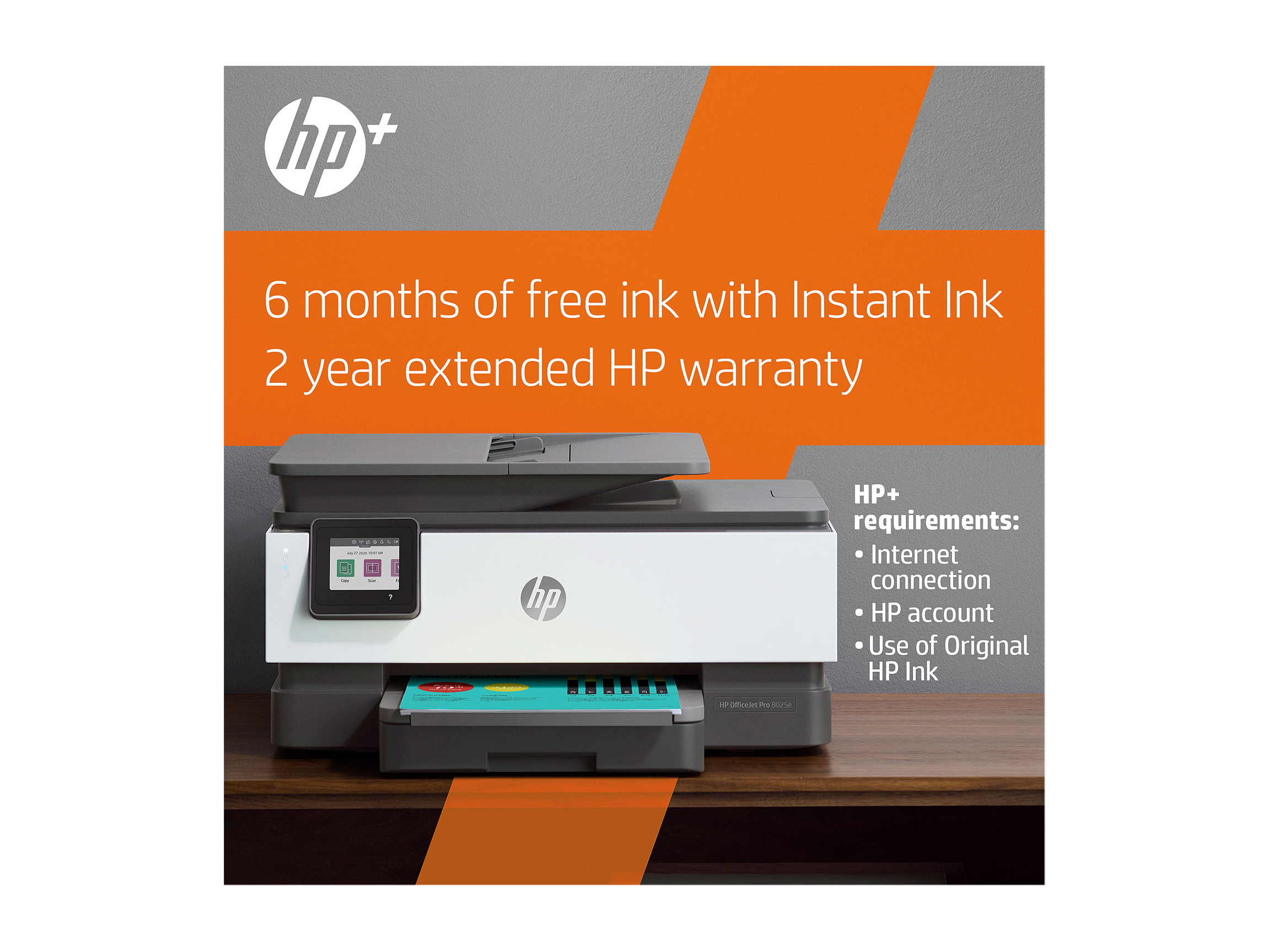 HP ENVY 6055e All-in-One Printer w/ 6 Months Free Ink through HP Plus
