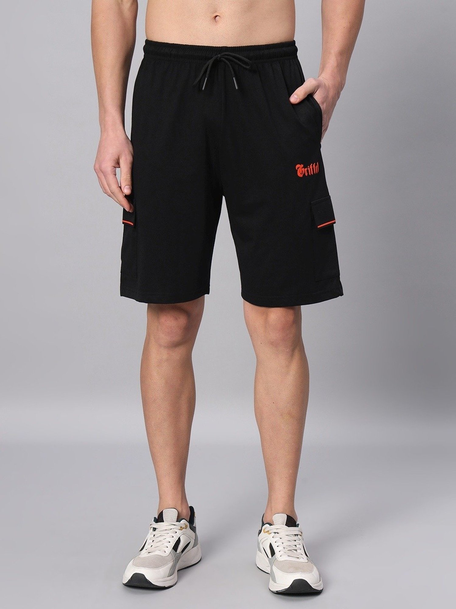 Griffel Black Cotton Loose Fit Printed Co-Ord Set