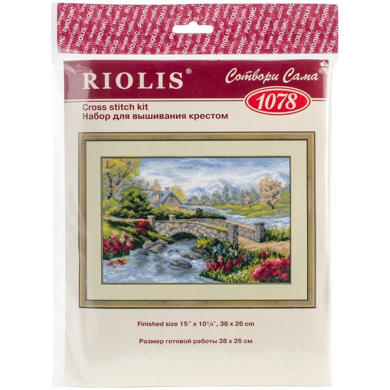 RIOLIS Counted Cross Stitch Kit 15"X10.25"-Summer View (14 Count)