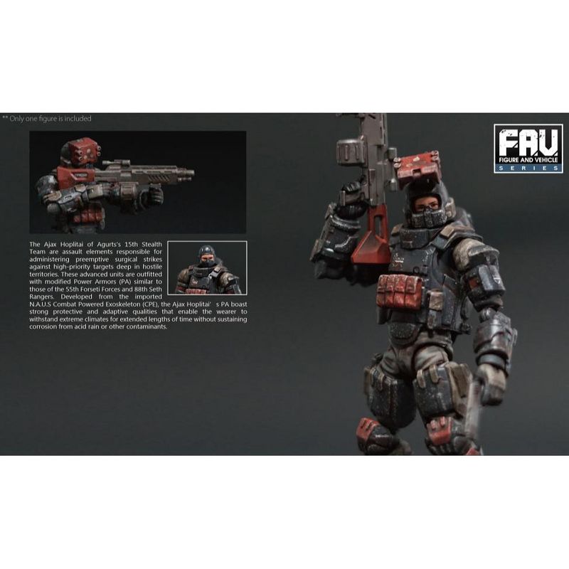 FAV-A09 Ajax Hoplitai 1:18 Scale | Acid Rain Fav Action figures