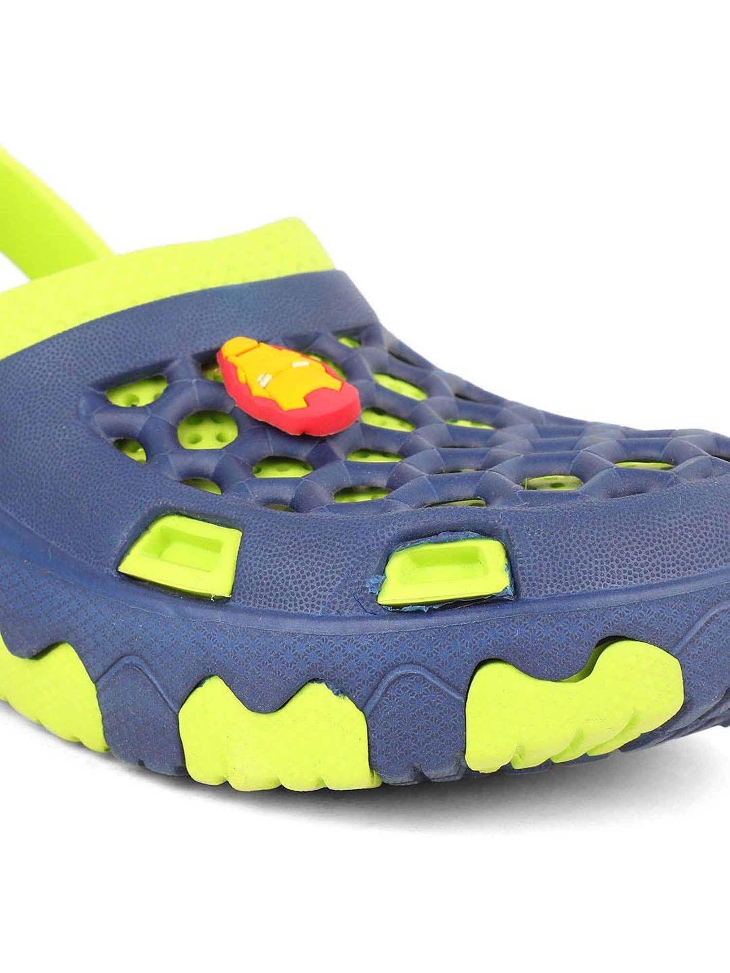 Disney by Bata Kids Blue & Green Back Strap Clogs