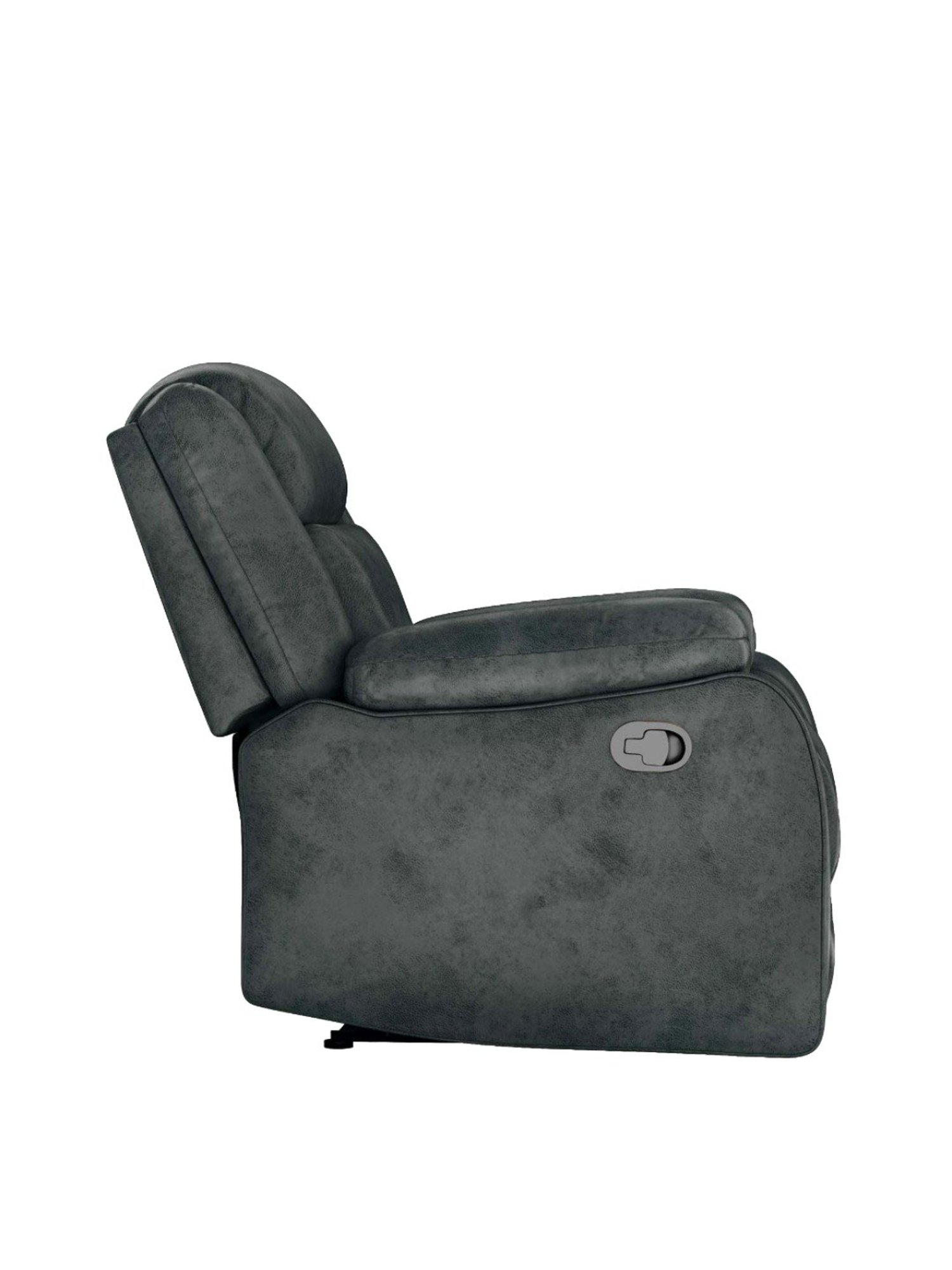 Duroflex Avalon Midnight Blue Wood Single Seater Recliner