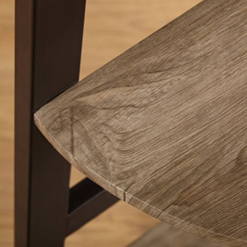 64.25" 5 Tier Lana Corner Ladder Shelf Natural - Buylateral