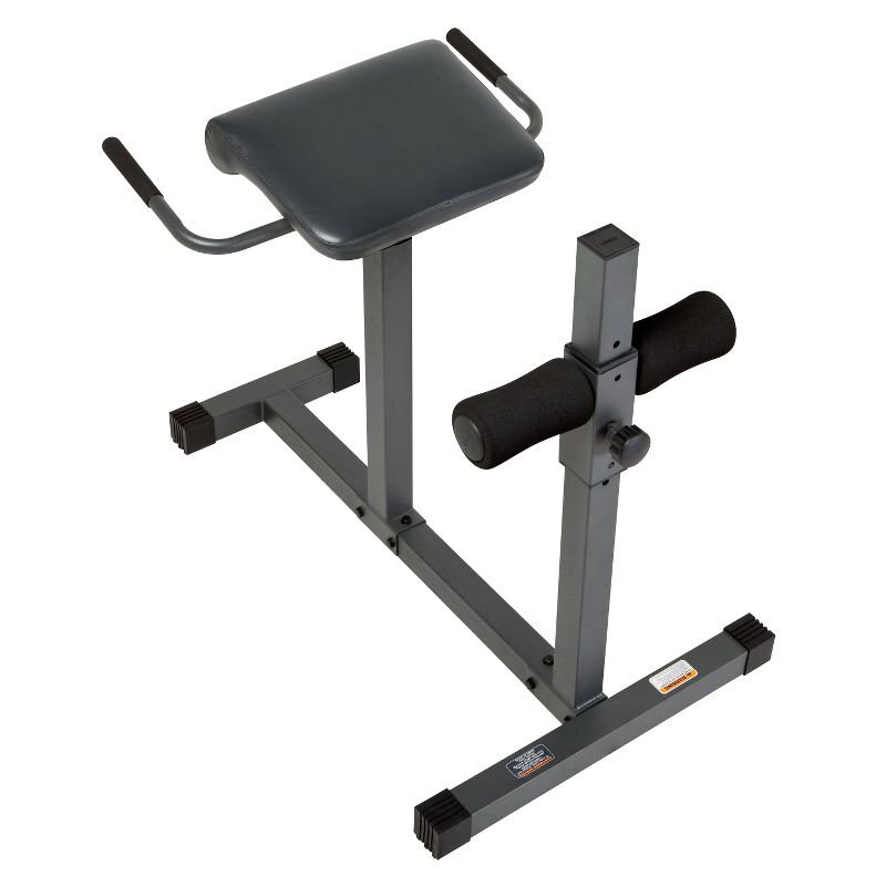 Marcy Adjustable Hyper Extension Bench/Roman Chair - Black