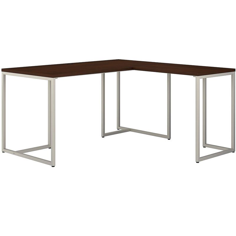 Office by kathy ireland Method 60 L-Shaped Desk w/30 Return Century Walnut MTH004CW