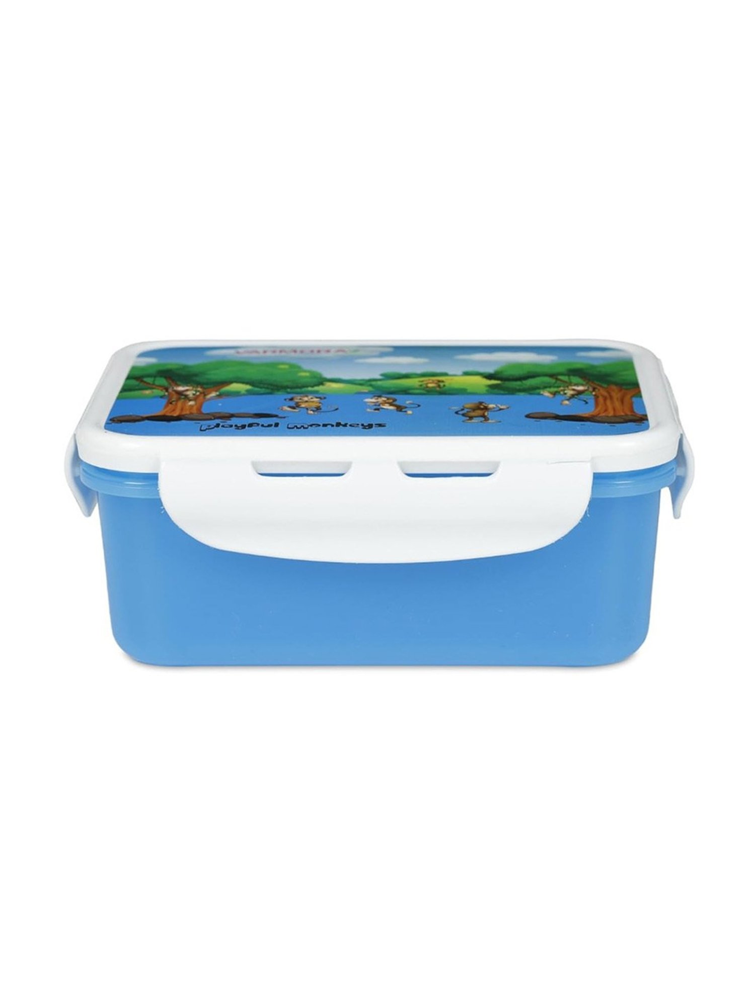 Borosil Grey Stainless Steel Lunch Box - Set of 4