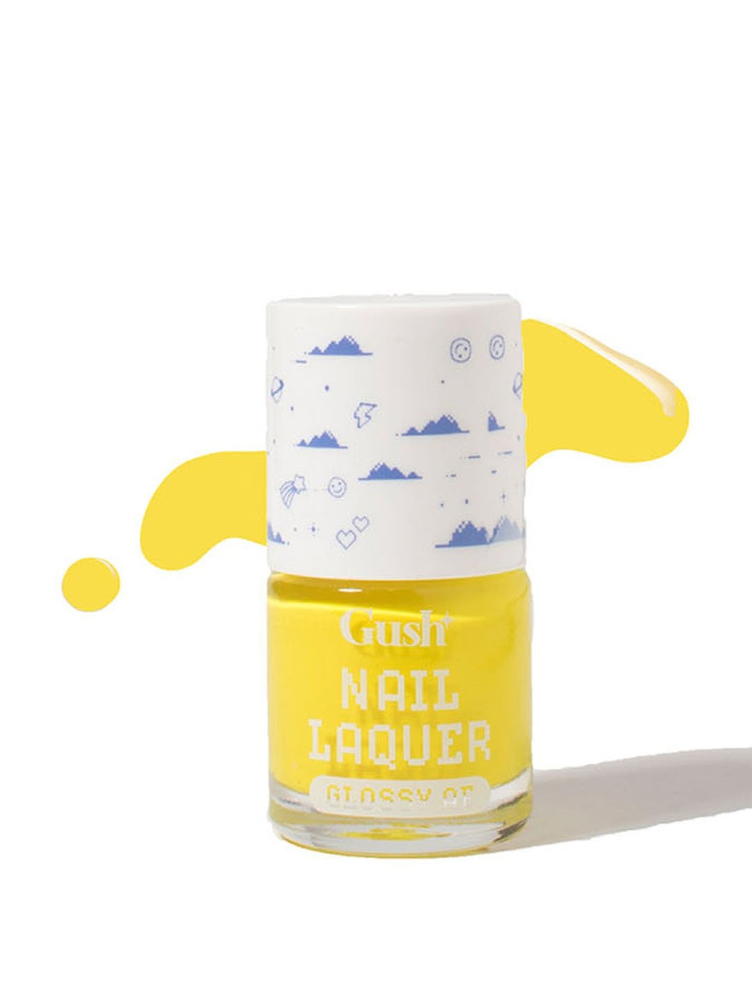 Gush Nail Lacquer Neon Lime - 7 ml