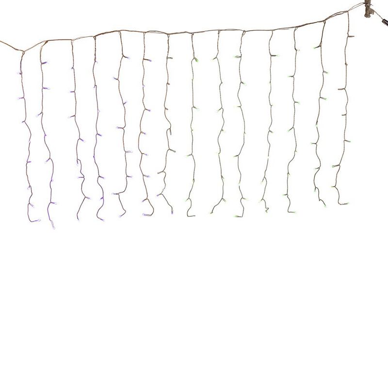 Kurt Adler Twinkly LED 25 Drop 200-Light Icicle App Controlled Light Set