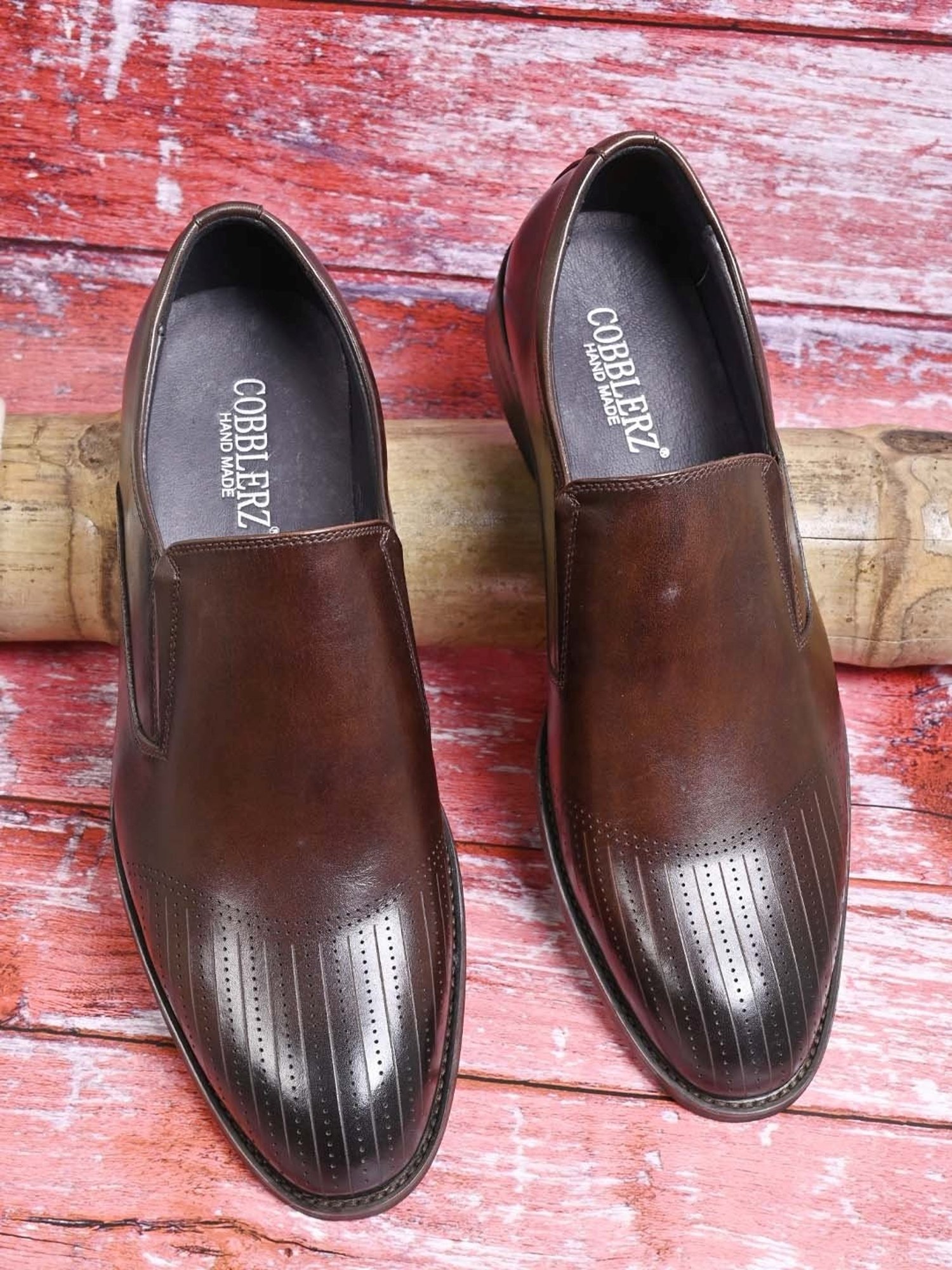 Cobblerz Men's Brown Casual Loafers
