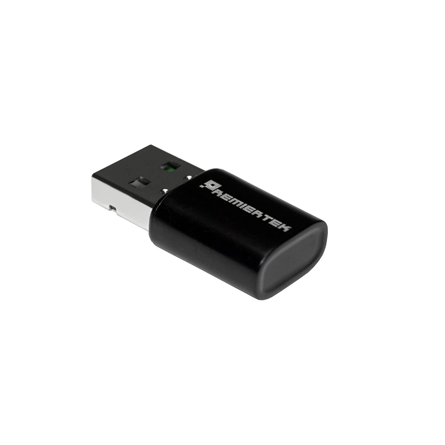 Premiertek AC 1200 802.11a/b/g/n/ac Dual Band 2.4GHz/5GHz 2T2R Wireless USB 3.0 LAN Adapter up to 866Mbps Plus 300Mbps (PT-8812AU)