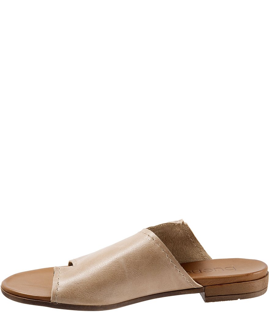 Bueno Tulla Toe Post Leather Slide Sandals