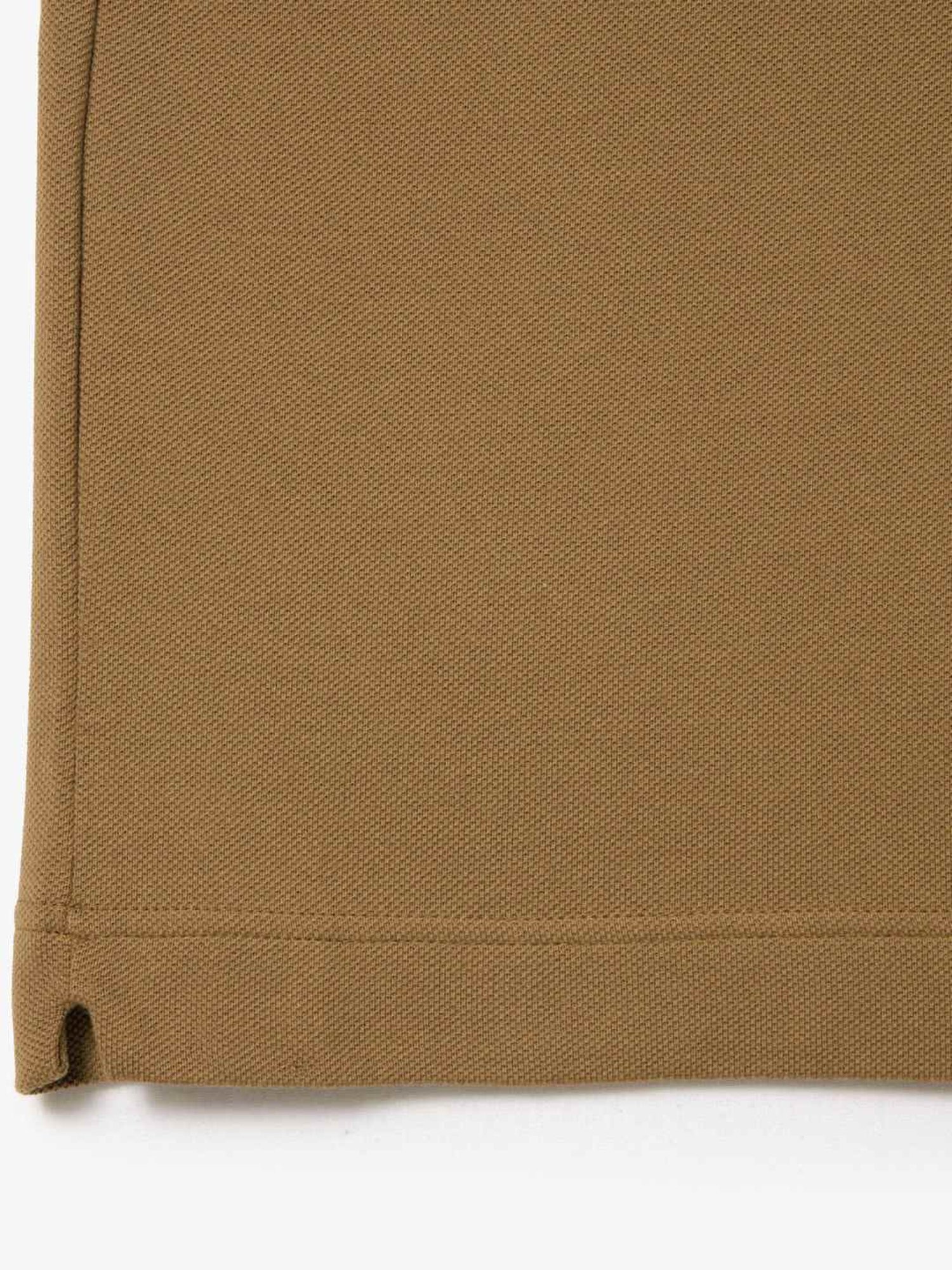 Lacoste Beige Cotton Classic Fit Polo T-Shirt