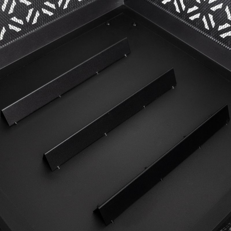 Calipso 26" Square Wood Burning Fire Pit - Pleasant Hearth