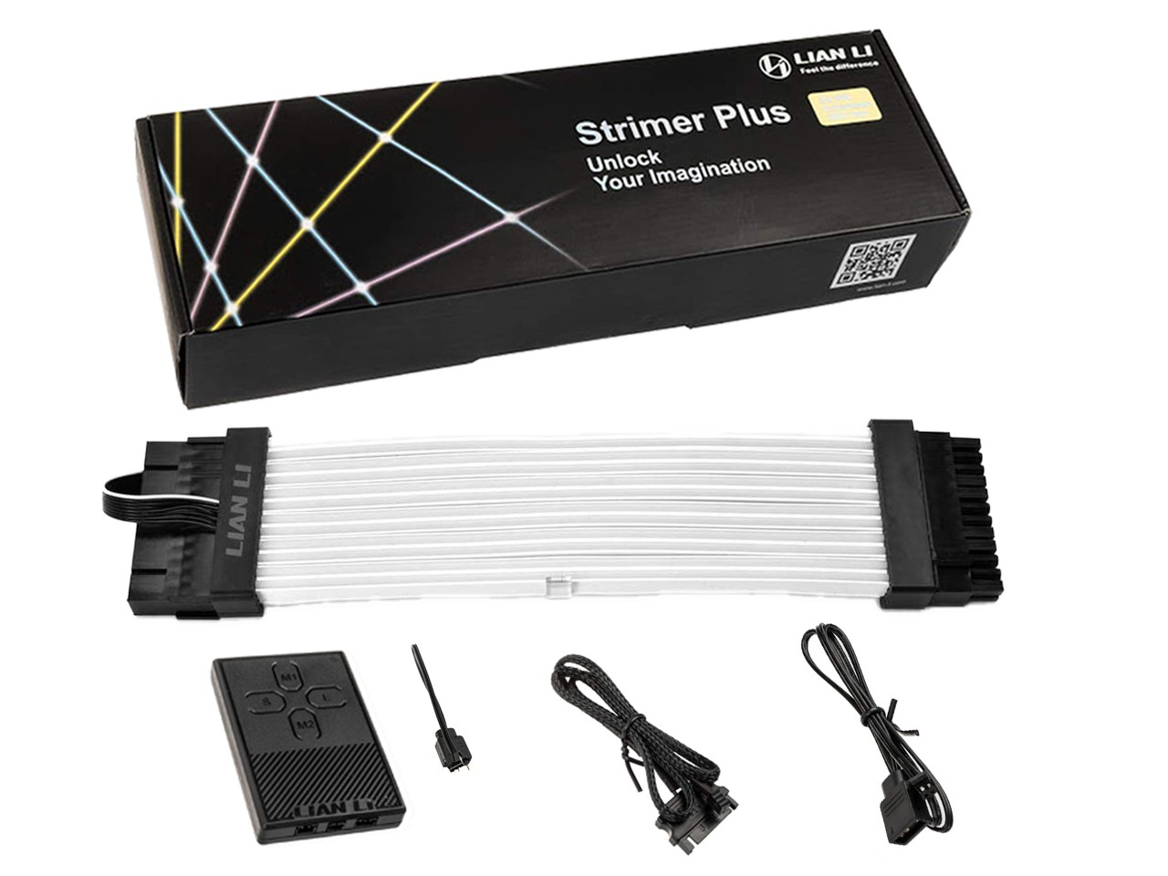 Graphics Card 6+2Pin 8Pin Male to Male Adapter Power Cable for Great Wall Dragon Module Power Supply with Net Cover,Black,about 58cm