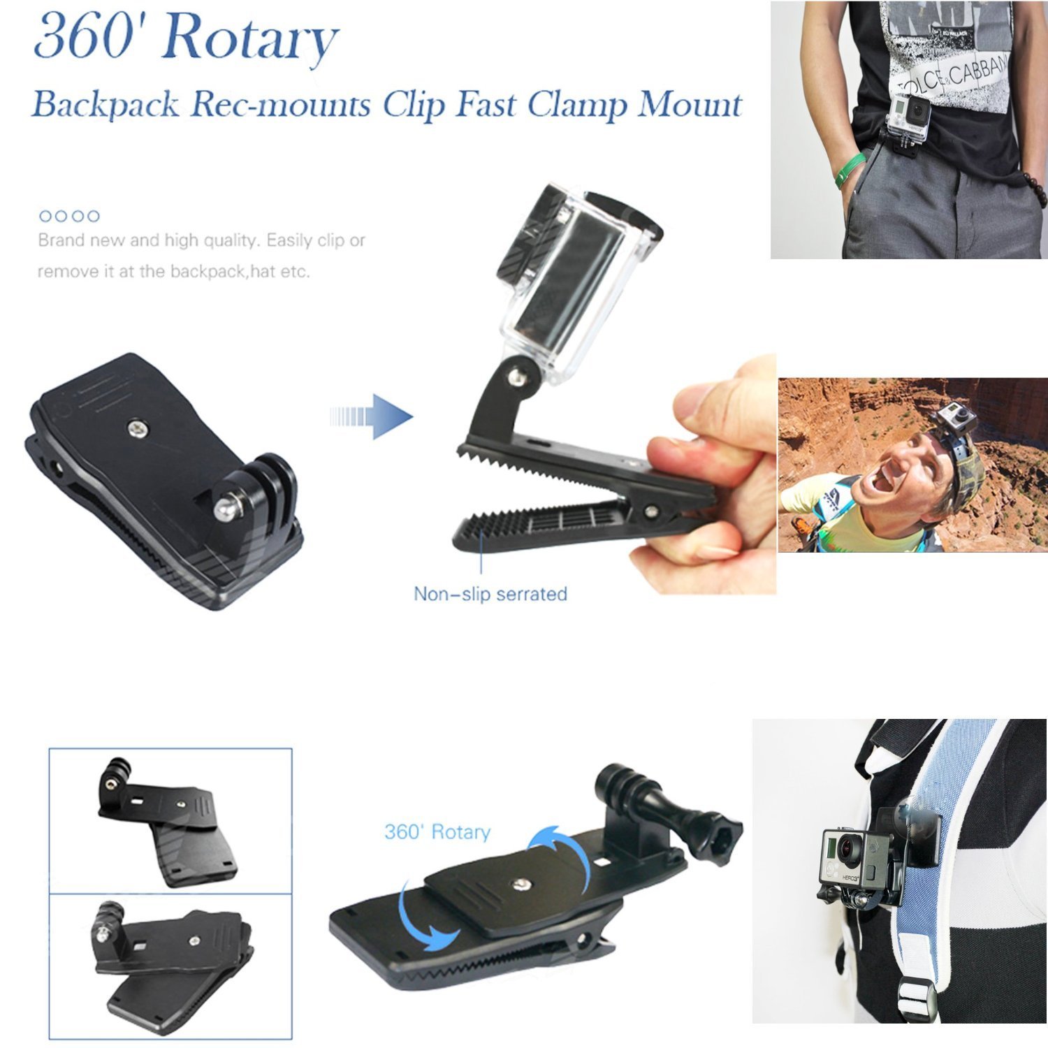 MCOCEAN 42-in-1 Accessories Kit for Sports Camera