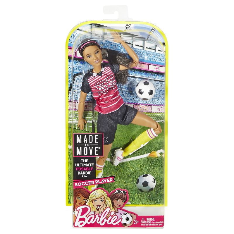 Barbie Made To Move Soccer Player Doll