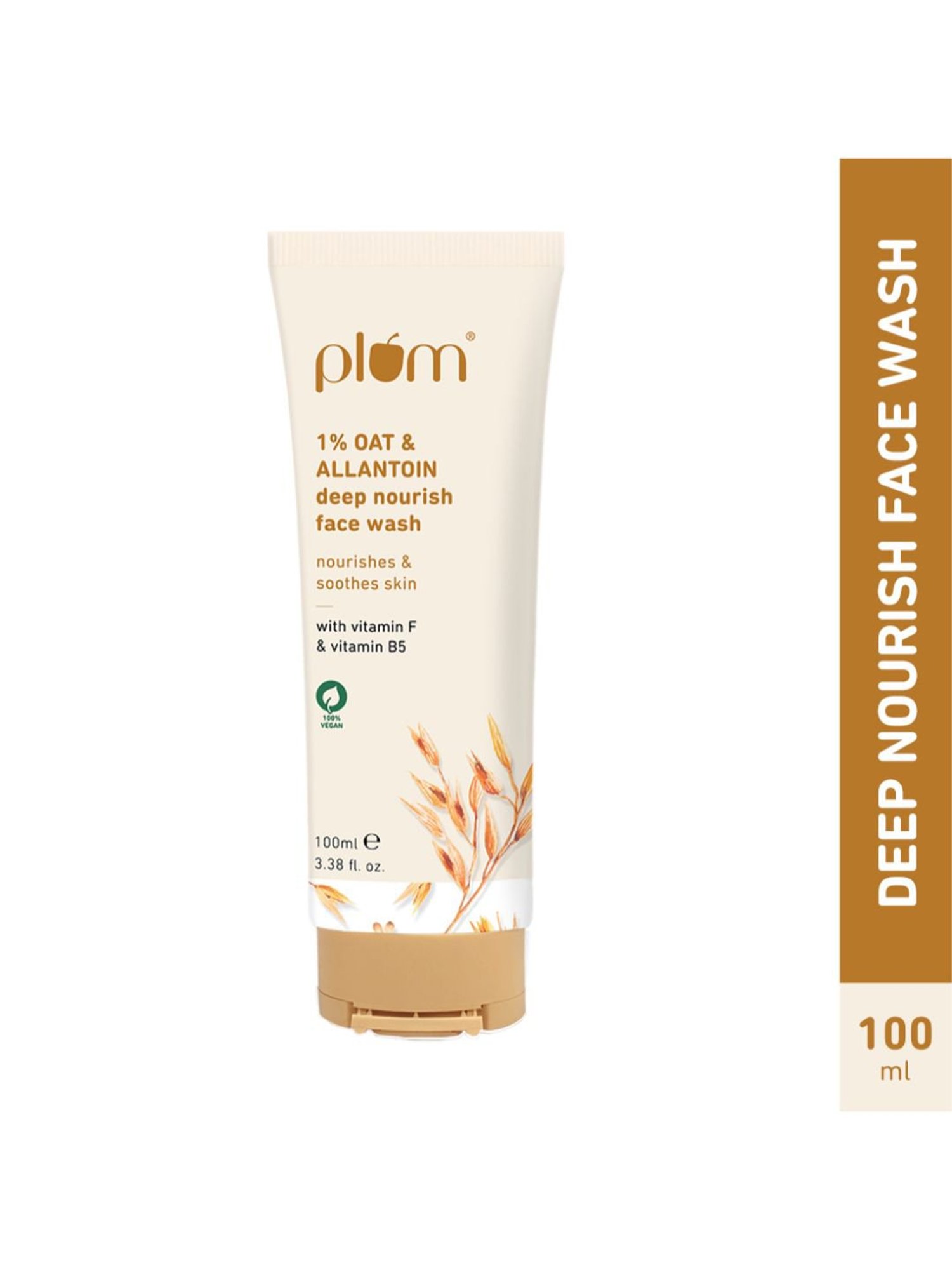 Plum 1% Oat & Allantoin Deep Nourish Face Wash - 100 ml