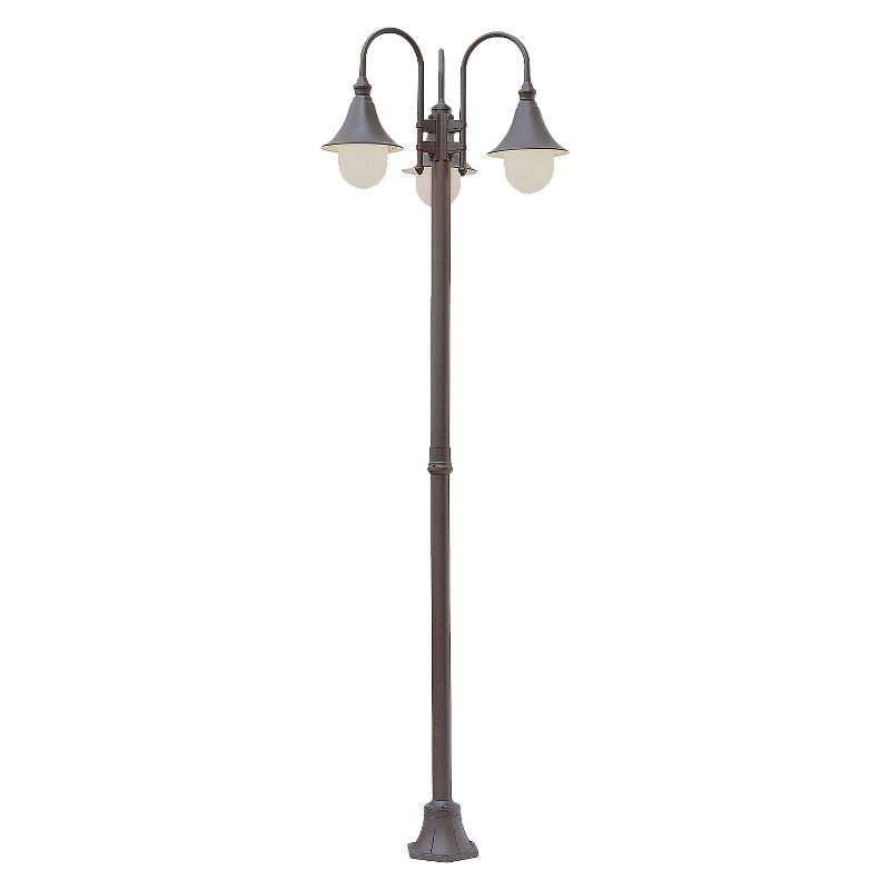 1 Light Outdoor Post Mount Black - Aurora Lighting
