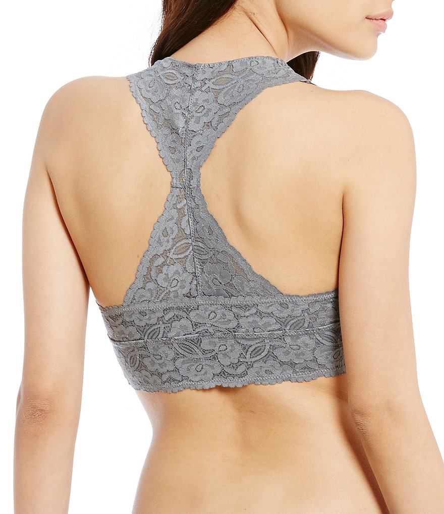 Free People Intimately FP Scalloped Floral Galloon Lace Racerback Bralette
