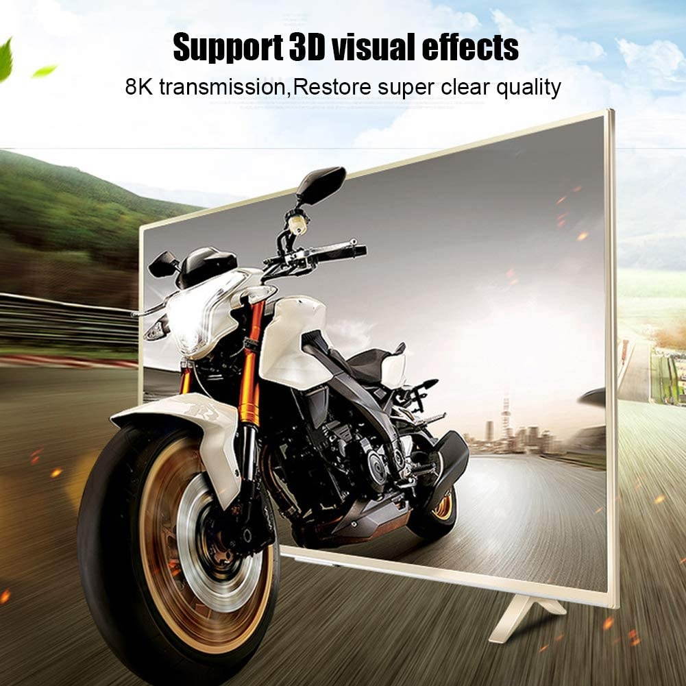 Simlug Aluminium Alloy Shell 7680x4320 Resolution Video Cable HD Cable Cable for HD Display HD Video for 8K Dispalyport