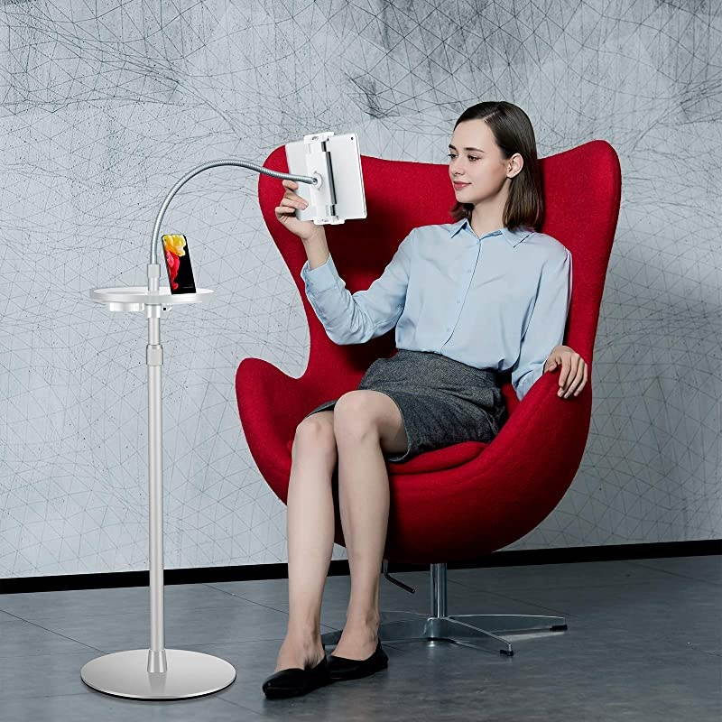 Smart Phone and Tablet Stand - Foldable Vertical and Horizontal Mount for iPhone / iPad / Samsung Galaxy / HTC One and all Mobile Phones Blue