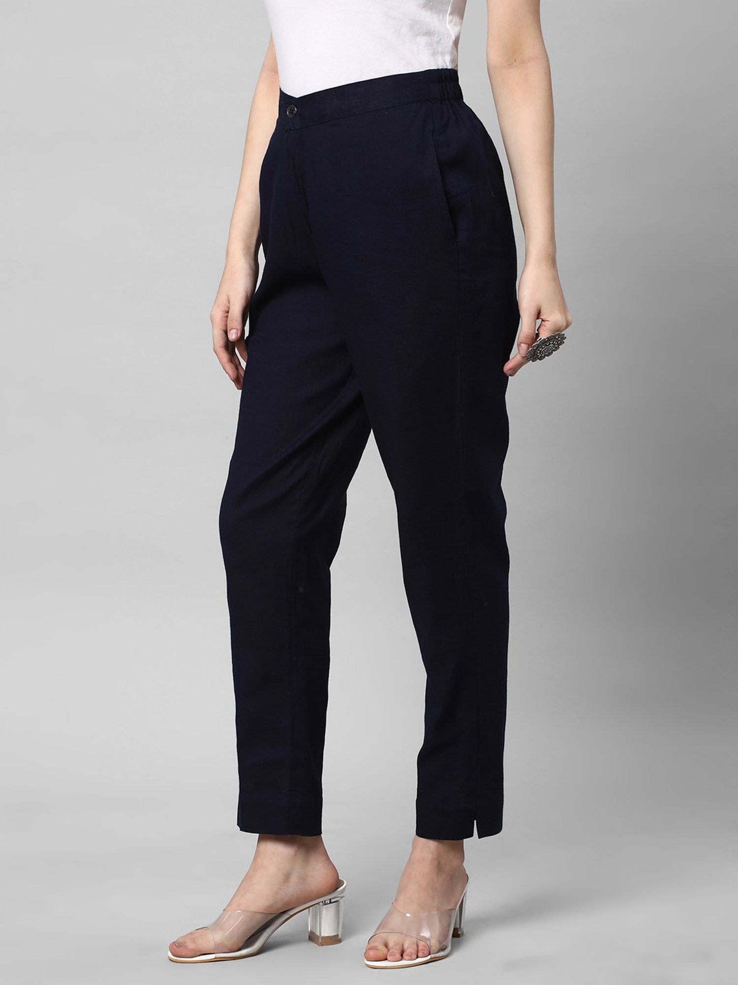 Kami Kubi Navy Linen Pants