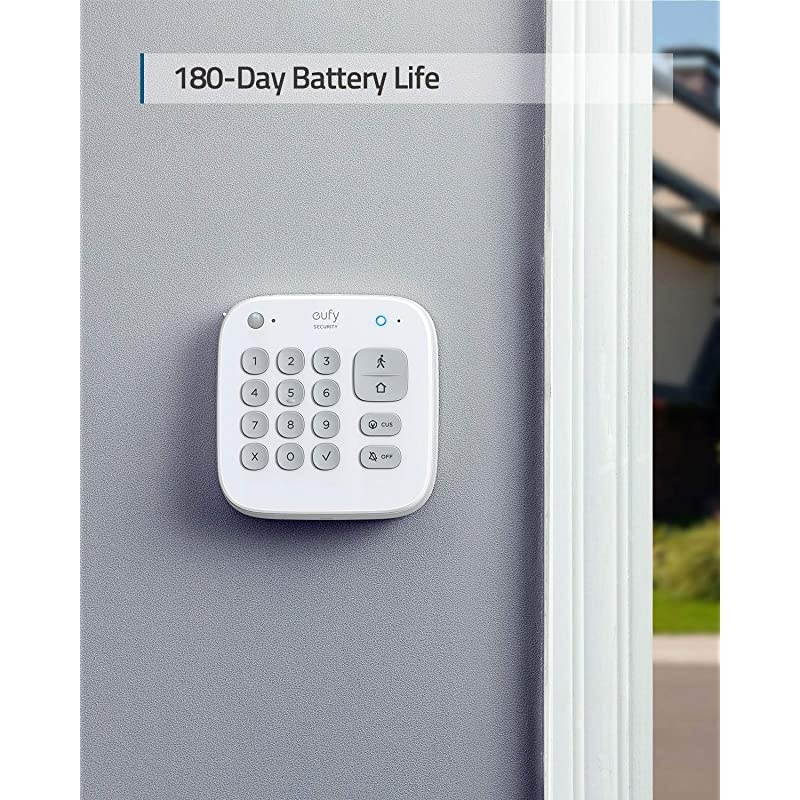 Security Keypad Home Security System Home Alarm System 180Day Battery HomeAwayOff Modes Security System Wireless Requires  Security HomeBase Control HomeBaseConnected Devices