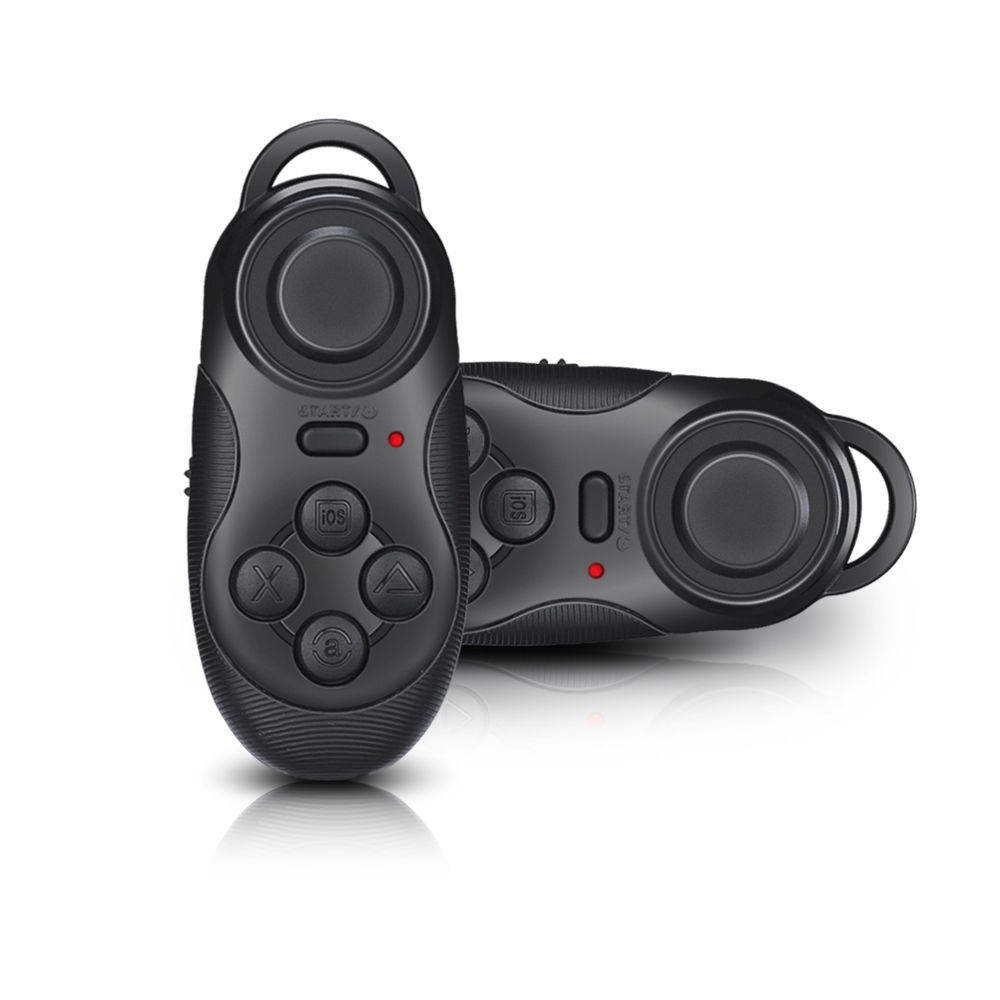 Head Mount Virtural Reality 3D VR Glasses 3D Movies Google Cardboard + Bluetooth Controller Gamepad Selfie Shutter for 4~6" Smartphones